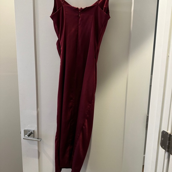 Gorgeous deep red midi dress - small by Re:Named - Picture 6 of 6